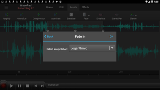 Herunterladen WavePad Audio Editor Musik und Audio für Android Bildschirmfoto 3
