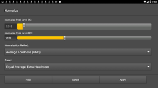 Herunterladen WavePad Audio Editor Musik und Audio für Android Bildschirmfoto 6
