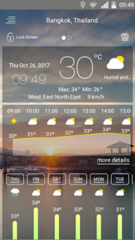 Herunterladen Wetter Wetter für Android Bildschirmfoto 3