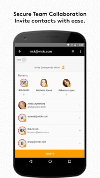 Herunterladen Wickr Me – Private Messenger Soziales für Android Bildschirmfoto 3