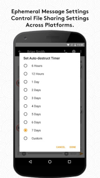 Herunterladen Wickr Me – Private Messenger Soziales für Android Bildschirmfoto 4