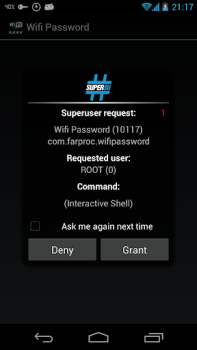 Herunterladen Wifi Password(ROOT) Werkzeuge für Android Bildschirmfoto 2