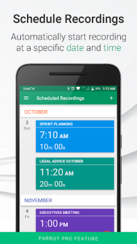 Parrot Voice Recorder
