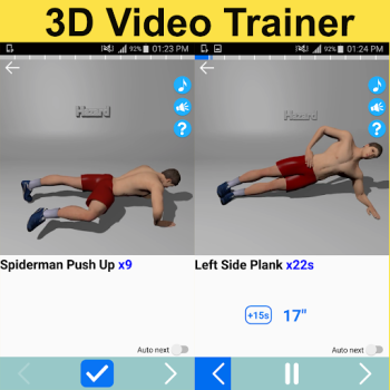 Herunterladen Homeworkout Pro Gesundheit & Fitness für Android Bildschirmfoto 3