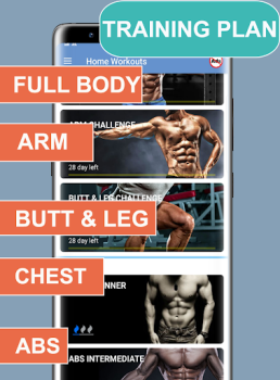 Herunterladen Homeworkout Pro Gesundheit & Fitness für Android Bildschirmfoto 4