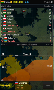 Herunterladen Age of History Lite Strategien für Android Bildschirmfoto 6