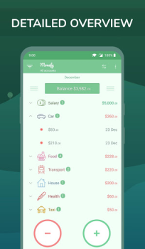Herunterladen Monefy - Finanzplaner app Finanzen für Android Bildschirmfoto 2