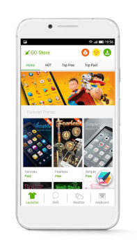 Herunterladen GO Launcher: Thema&Wallpaper Personalisierung für Android Bildschirmfoto 6