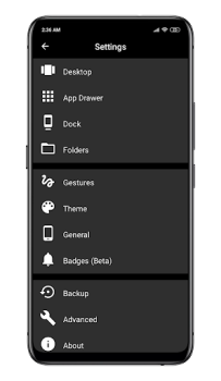 Herunterladen Pear Launcher Personalisierung für Android Bildschirmfoto 6