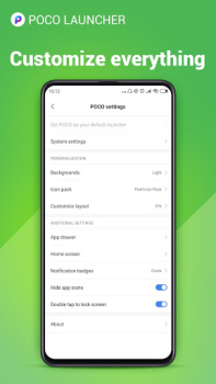 Herunterladen POCO Launcher 2.0- Customize, Personalisierung für Android Bildschirmfoto 3