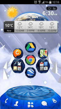 Herunterladen Next Ice World 3D Personalisierung für Android Bildschirmfoto 2