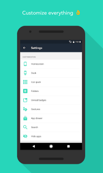Herunterladen Evie Launcher Personalisierung für Android Bildschirmfoto 4