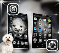 Cute Puppy Launcher Theme