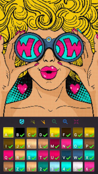 Herunterladen Kreuzstich: Cross Stitch Puzzle-Spiele für Android Bildschirmfoto 3