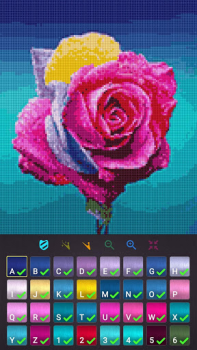 Herunterladen Kreuzstich: Cross Stitch Puzzle-Spiele für Android Bildschirmfoto 5