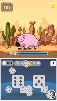 Herunterladen Dice Dungeon Gelegentlich für Android Bildschirmfoto 3
