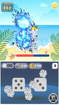 Herunterladen Dice Dungeon Gelegentlich für Android Bildschirmfoto 4