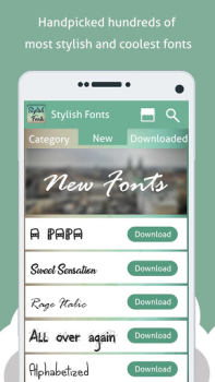 Herunterladen Stylish Fonts Personalisierung für Android Bildschirmfoto 2