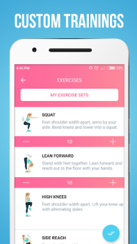 Herunterladen Fitness für Frauen Gesundheit & Fitness für Android Bildschirmfoto 3