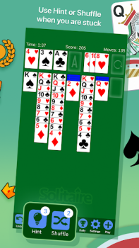 Herunterladen Solitaire + Card Game by Zynga Kartenspiele für Android Bildschirmfoto 4