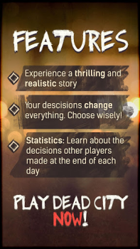 Herunterladen DEAD CITY - Choose Your Story Rollenspiele für Android Bildschirmfoto 4