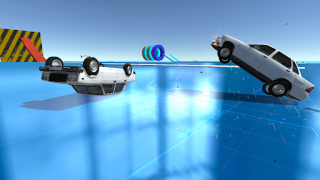 Herunterladen Beam Drive Crash Simulator Rennen für Android Bildschirmfoto 3