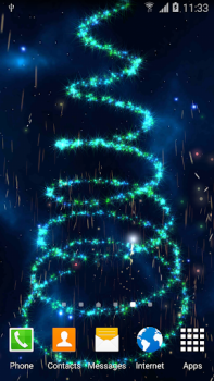 Herunterladen 3D Christmas Tree Wallpaper Personalisierung für Android Bildschirmfoto 2