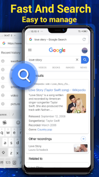 Herunterladen Browser für Android Kommunikation für Android Bildschirmfoto 3