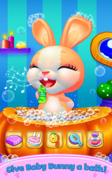 Herunterladen Baby Bunny - Mein Haustier Gelegentlich für Android Bildschirmfoto 3