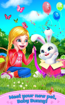 Herunterladen Baby Bunny - Mein Haustier Gelegentlich für Android Bildschirmfoto 4
