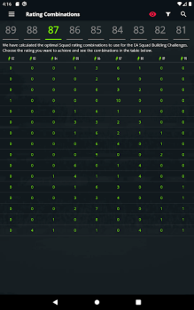 Herunterladen FUTBIN 24 Database & Draft Sport für Android Bildschirmfoto 3