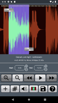 Herunterladen Klingelton Maker-MP3-Cutter Video-Player und -Editoren für Android Bildschirmfoto 2