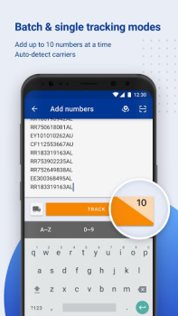 Herunterladen ALL-IN-ONE Paketverfolgung Arbeit für Android Bildschirmfoto 2