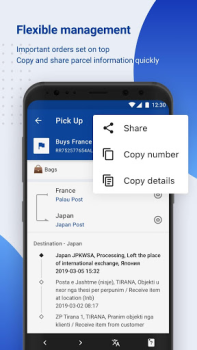 Herunterladen ALL-IN-ONE Paketverfolgung Arbeit für Android Bildschirmfoto 3