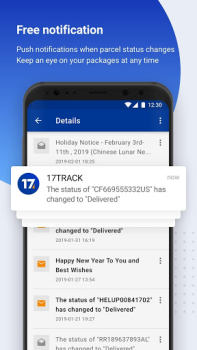 Herunterladen ALL-IN-ONE Paketverfolgung Arbeit für Android Bildschirmfoto 4