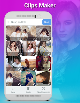 Herunterladen Clips Maker Video-Player und -Editoren für Android Bildschirmfoto 4
