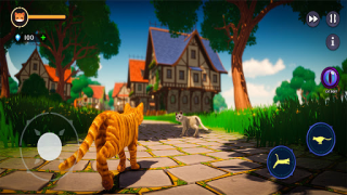 Herunterladen Little Cat Kitty Big City 3D Rollenspiele für Android Bildschirmfoto 2