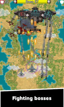 Herunterladen Aircraft Wargame 1 Aktion für Android Bildschirmfoto 2
