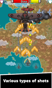 Herunterladen Aircraft Wargame 1 Aktion für Android Bildschirmfoto 3