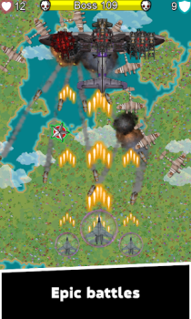 Herunterladen Aircraft Wargame 1 Aktion für Android Bildschirmfoto 5