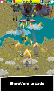 Herunterladen Aircraft Wargame 1 Aktion für Android Bildschirmfoto 7
