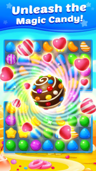 Herunterladen Süßigkeitsfieber Puzzle-Spiele für Android Bildschirmfoto 2