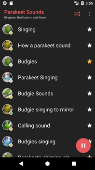 Herunterladen Appp.io - Parakeet Sounds Unterhaltung für Android Bildschirmfoto 2