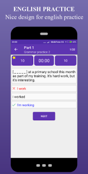 Herunterladen English Grammar Test - Grammar Bildung für Android Bildschirmfoto 4