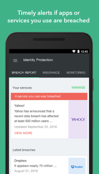 Herunterladen Antivirus & Sicherheit Lookout Werkzeuge für Android Bildschirmfoto 2