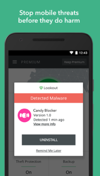 Herunterladen Antivirus & Sicherheit Lookout Werkzeuge für Android Bildschirmfoto 4