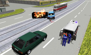 Herunterladen Ambulance Simulator 3D Simulatoren für Android Bildschirmfoto 2