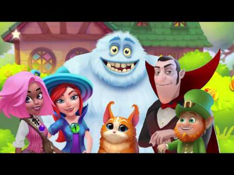 Herunterladen Charms of the Witch: Match 3 Puzzle-Spiele für Android