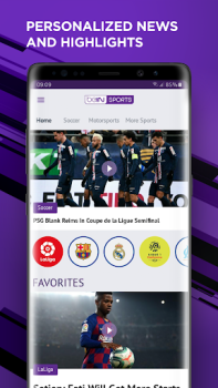 Herunterladen beIN SPORTS Sport für Android Bildschirmfoto 2