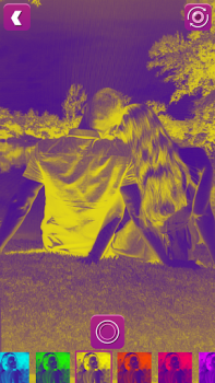 Herunterladen Color Camera Negative Effect Foto für Android Bildschirmfoto 3